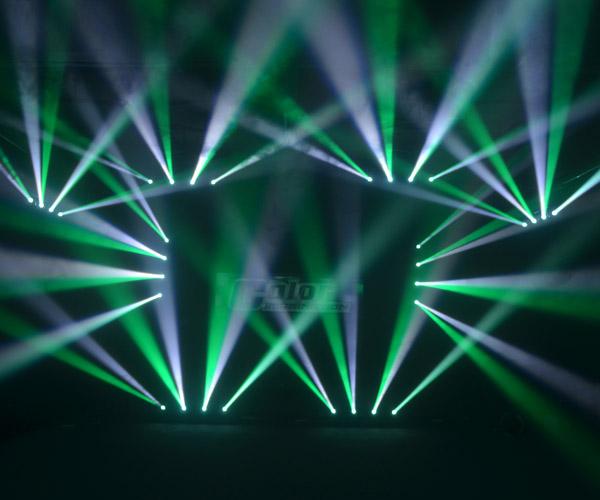 4 luz principal movente do feixe da iluminação da fase do diodo emissor de luz das cabeças RGBW 4 in-1 para o concerto/teatro
