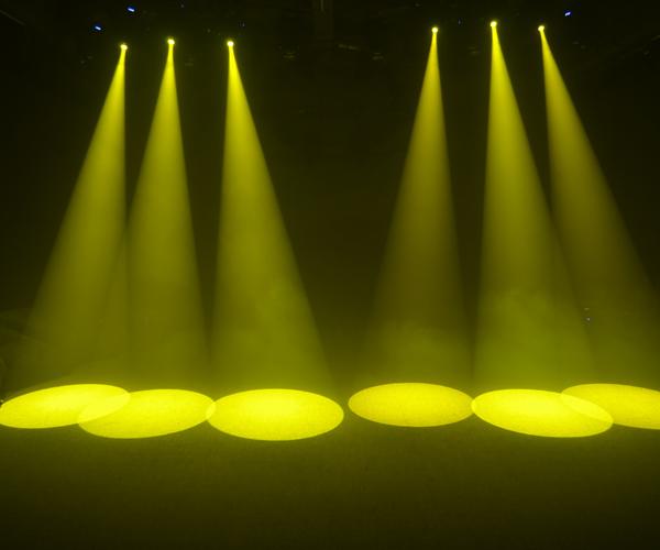 A roda de cor 50W conduziu ponto principal movente Lighing DJ/o Gobo de giro do bulbo decoração do casamento